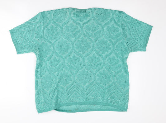 Womens UK Size 18-20 Berkertex Blue Pullover Jumper
