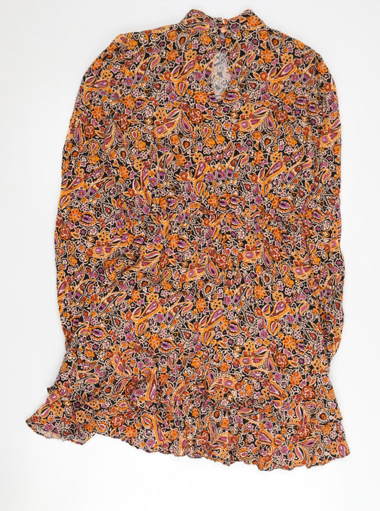 River Island Women's Multicoloured Paisley Dress Size 8