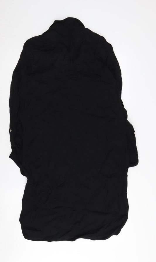 Paraphrase Women's Black Lace-Up Dress - Size 14
