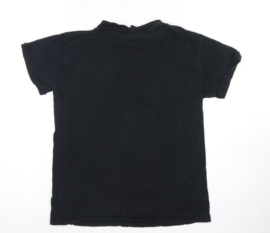Unisex Adults UK Size XS Harry Potter Black T-Shirt