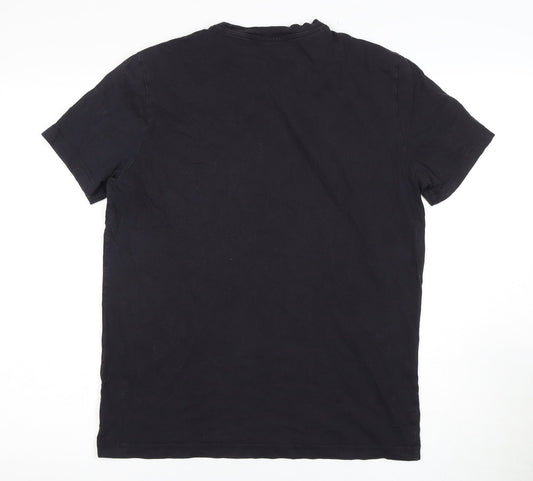 Mens UK Size M Champion Black T-Shirt