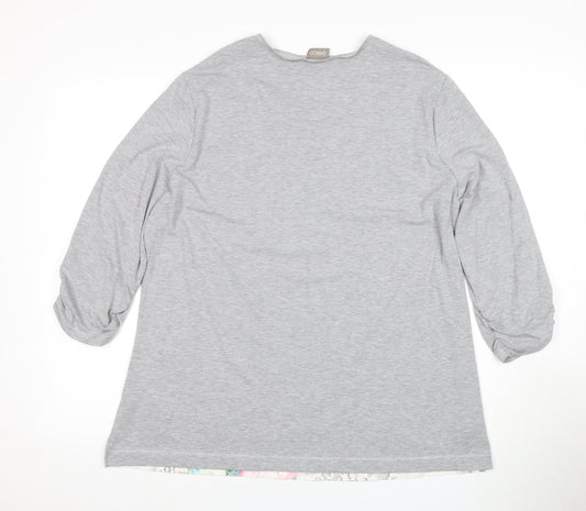 Womens UK Size 20 Gelco Multicoloured Basic T-Shirt