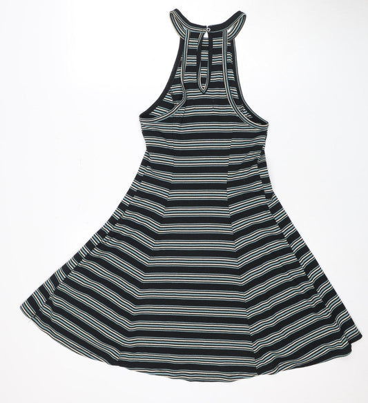 Hollister Women's Black Striped Tank Dress Size S