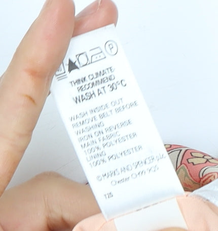 Marks and Spencer Women's Multicoloured A-Line Skirt Size 16