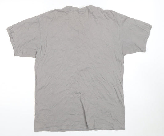Star Wars Men's Grey T-Shirt - Medium, Movie Graphic