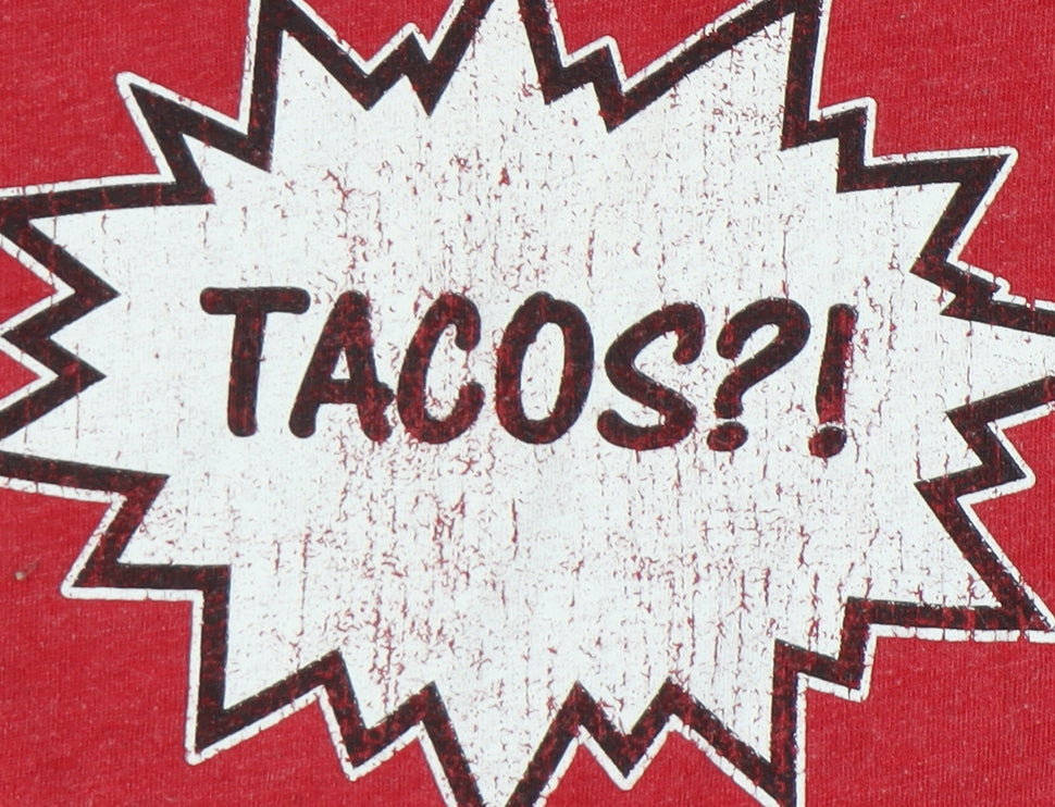 Marvel Men's Red Deadpool Comic T-Shirt L