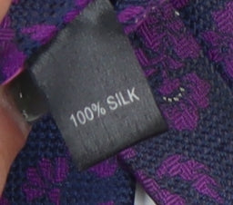 Austin Reed Purple Floral Silk Men's Tie