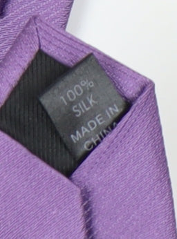 Thomas Nash Men's Purple Silk Tie