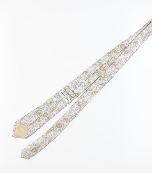 Hawes & Curtis Men's Beige Paisley Silk Tie