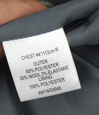 Mens UK Size 44 Greenwoods Regular Black Suit Jacket