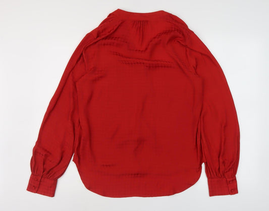 Womens UK Size 12 NEXT Red Blouse