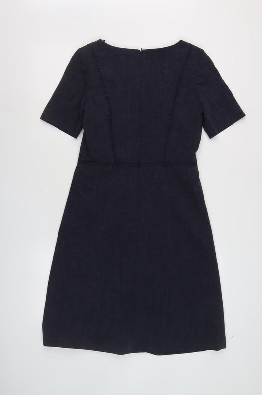 Next Women's Black Sheath Dress Size 8