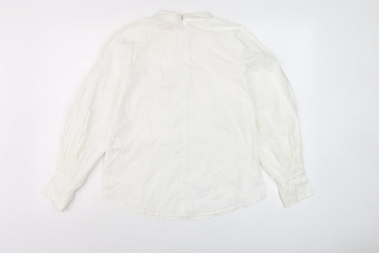Womens UK Size 8 RESERVED White Blouse