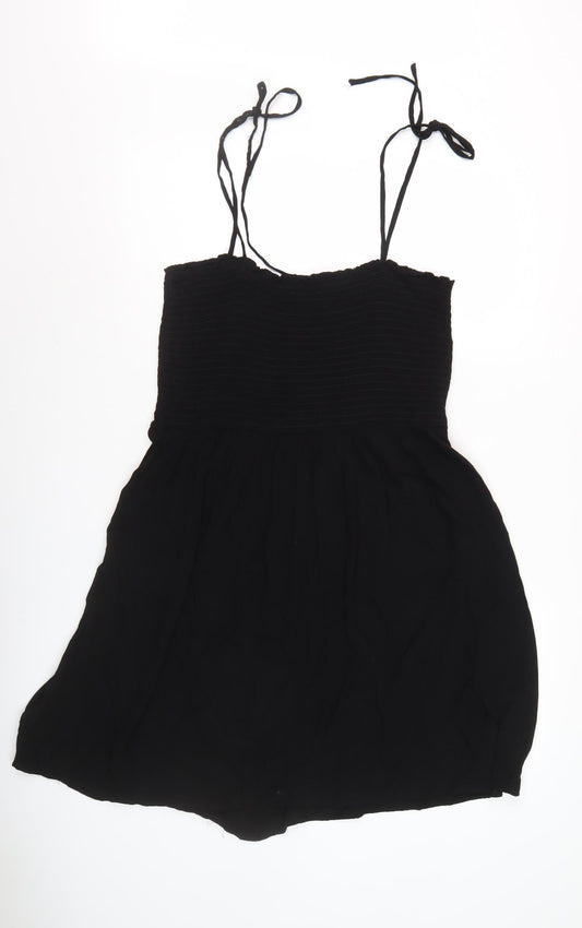 ONLY Women's Black Smock Dress Sleeveless Short