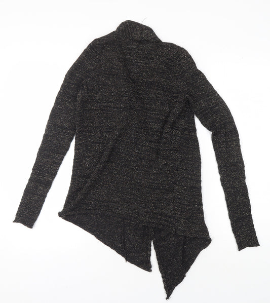 Womens UK Size XS Express Black Cardigan Jumper