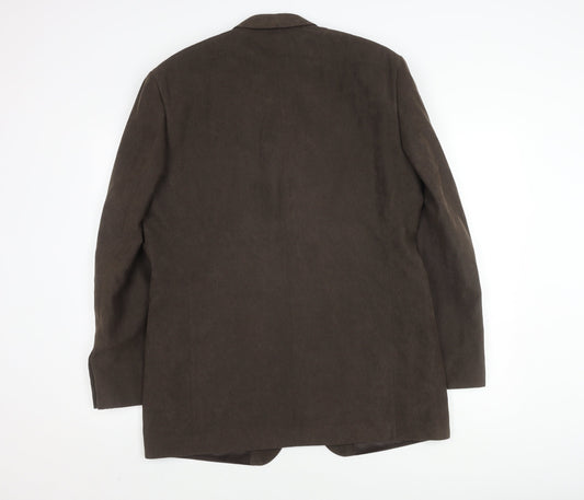 Mens UK Size 40 Marks and Spencer Regular Brown Suit Jacket