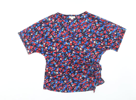 Womens UK Size 16 Monsoon Multicoloured Wrap Blouse