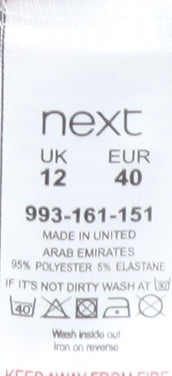 Next Women's Multicoloured Sheath Dress, Size 12