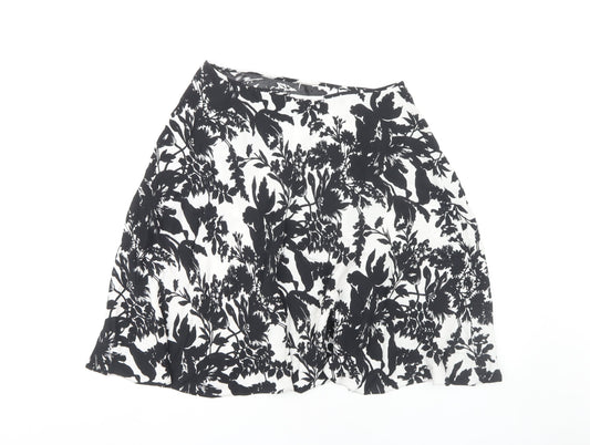 Marks and Spencer Women's Multicoloured Knee Length Skirt Size 14