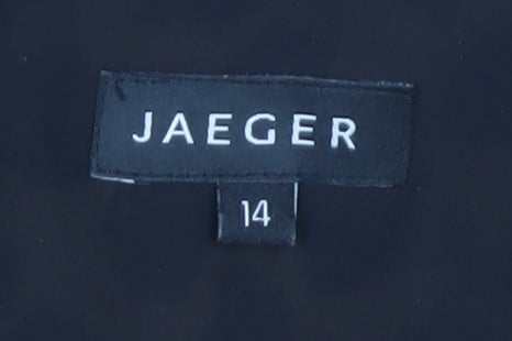 Jaeger Women's Brown Animal Print Shift Dress Size 14