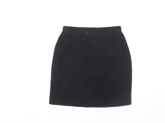 Next Women Petite Black Pencil Skirt UK 12