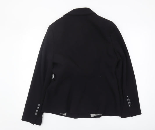 Womens UK Size 12 Planet Regular Black Blazer