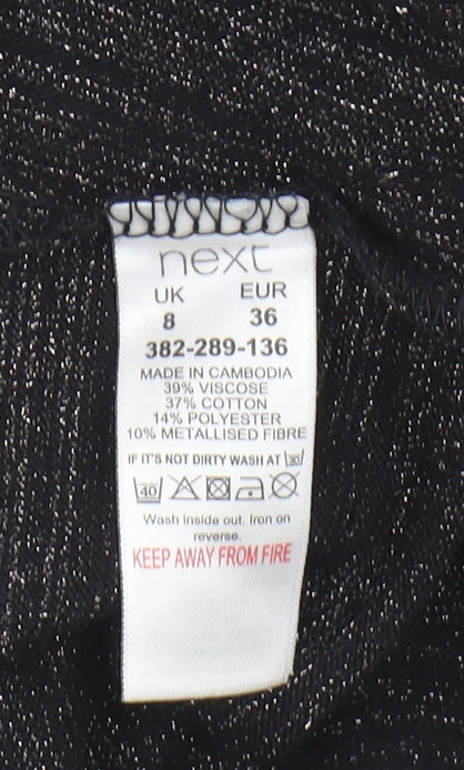 Womens UK Size 8 NEXT Black Tank
