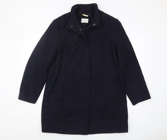 Womens UK Size 14 Eastex Blue Overcoat