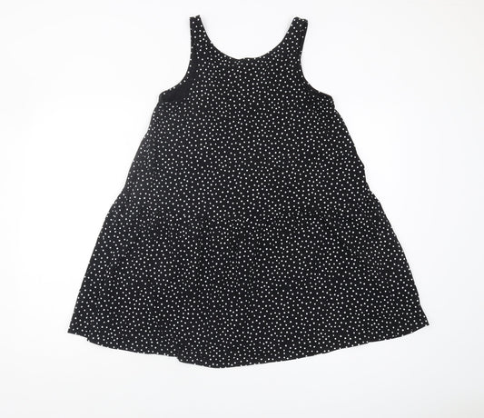 Womens UK Size S Brave Soul Black Basic Tank