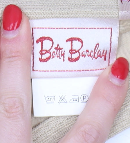 Betty Barclay Beige Midi Pencil Skirt - Size 12