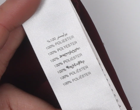 New Look Women's Red Wrap Blouse Size 10