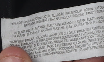 Primark Women's Black Jeans with Ankle Zip Size 10