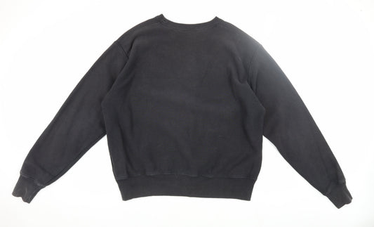 Mens UK Size L Champion Black Pullover Sweatshirt