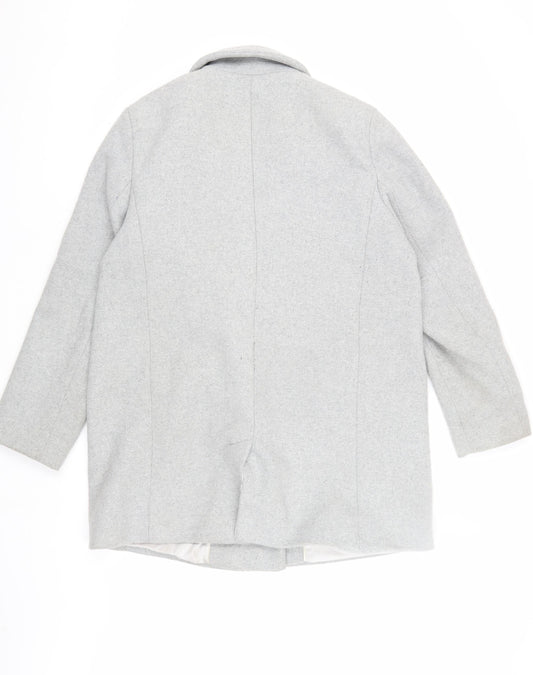 Womens UK Size 16 Monsoon Grey Overcoat
