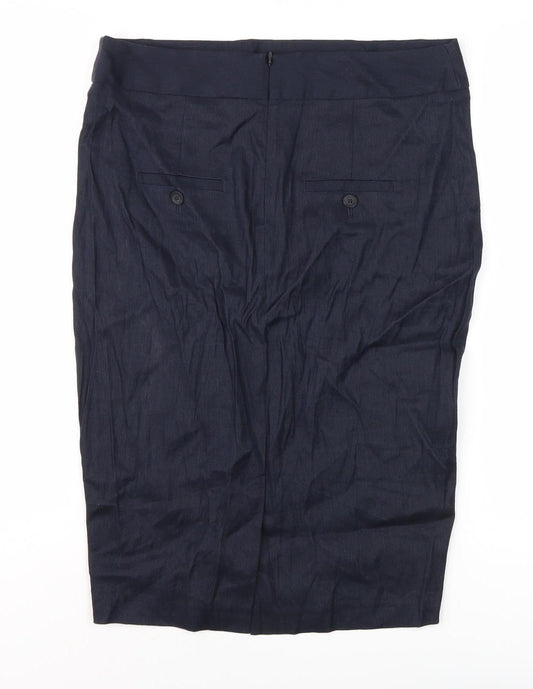 Next Women's Black Pencil Skirt, Size 8, Business