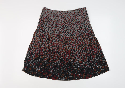 Per Una Women’s Multicoloured A-Line Skirt, Size 12