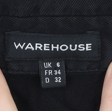 Womens UK Size 6 Warehouse Regular Black Blazer
