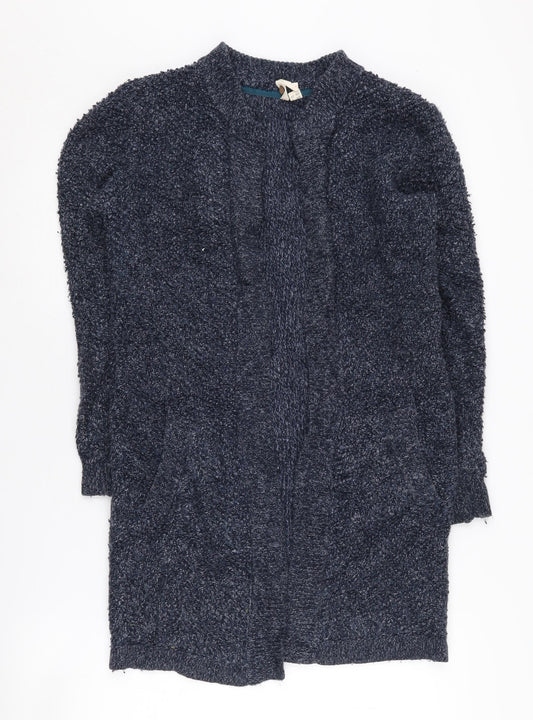 Womens UK Size 8 White Stuff Blue Cardigan Jumper
