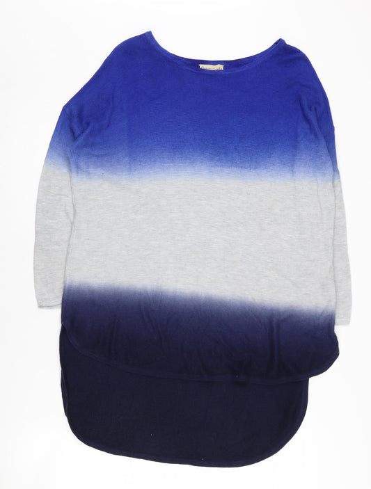 Womens UK Size 8 Phase Eight Blue Pullover Jumper