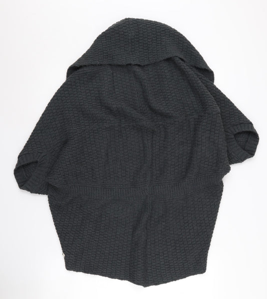 Womens UK Size S Lipsy Black Cape Jumper