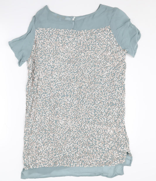 Womens UK Size 12 NEXT Green Tunic Tunic