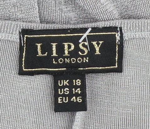 Womens UK Size 18 Lipsy Grey Pullover Jumper