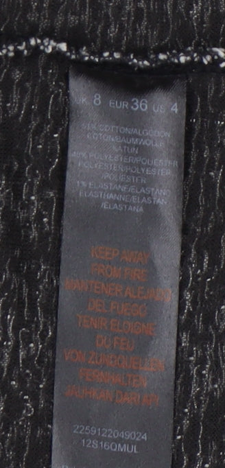 Miss Selfridge Women’s Black Long Sleeve Blazer Size 8