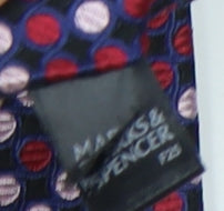 Marks and Spencer Men's Multicoloured Polka Dot Tie