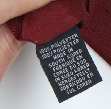 Havana Men's Red Christmas Polyester Tie