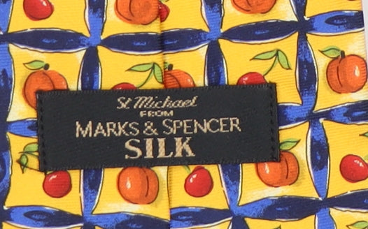 Marks and Spencer Men's Multicoloured Silk Tie