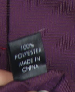 Thomas Nash Men's Purple Geometric Tie