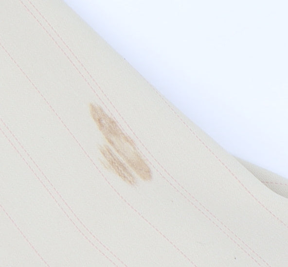 Precis Petite Women's Beige Blazer UK 12 Pinstripe