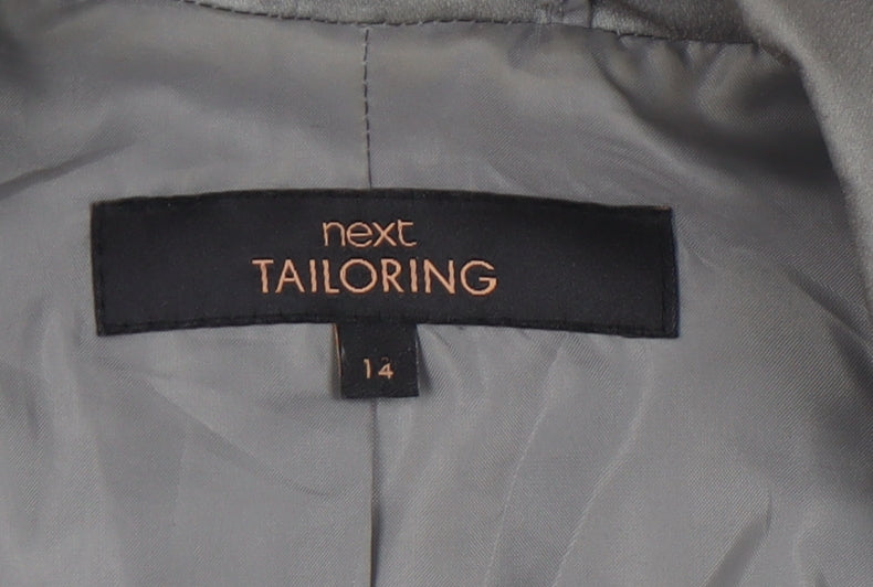 Next Women's Grey Blazer, Size 14, Mid-Length