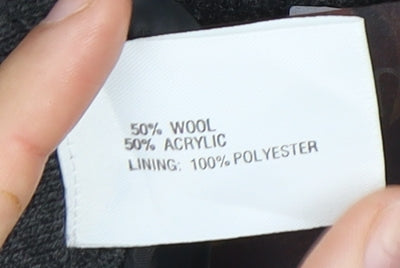 Country Casuals Women's Grey Wool Pencil Skirt M